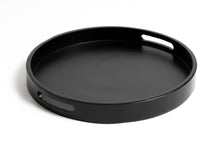 Jay Hill Tray Acacia Black ø 35 cm