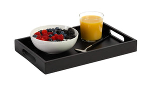 Jay Hill Serving Tray Acacia Black 35 x 22 cm