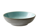 Bitz Deep plate Gastro Gray/light blue ø 24 cm