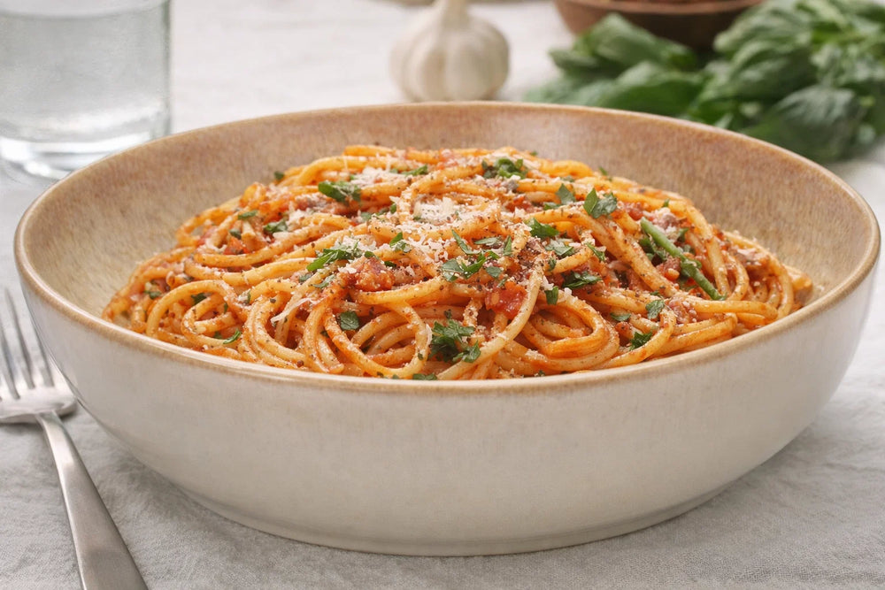 Cookinglife Deep Plates / Pasta Plates Serene Sand ø 23 cm - Pottery - 4 pieces
