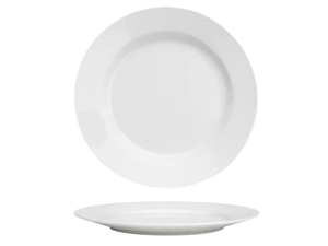 Cookinglife Dinner Plates Porcelain with rim ø 27 cm - 4 pieces