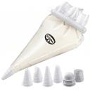 Dr. Oetker Piping Bag Disposable Plastic - 10 pieces - 4 nozzles included