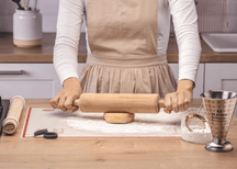 Dr. Oetker Rolling Pin Beechwood 42cm - Dough Roller Pastry Tool