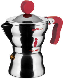 Alessi Percolator Moka - AAM33/1 R - 1 cup - by Alessandro Mendini