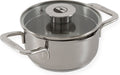 ELLE Gourmet Classique Cooking Pan with Lid - Ø 16 cm - stainless steel