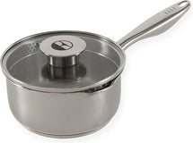 ELLE Gourmet Classique sauce pan with lid - Ø 16cm - Non-stick coating - stainless steel