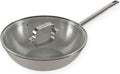 ELLE Gourmet Modern Wok pan with Lid - Ø 28 cm - Non-stick - stainless steel