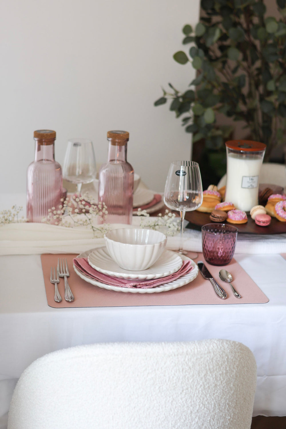 Bormioli Rocco Water Glasses Slot - Pink - 290 ml - 6 pieces