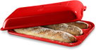 Emile Henry Bread baking mold for 3 baguettes - Grand Cru