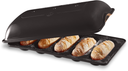 Emile Henry Bread baking moldfor 5 mini baguettes - Fusain