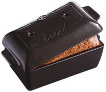 Emile Henry Bread baking moldfor Bus Bread - Fusain - 22 x 15 cm / 2.2 liters