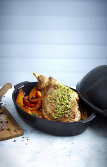 Emile Henry Roaster Chicken - Charcoal - 42 x 28 cm / 8 Liters