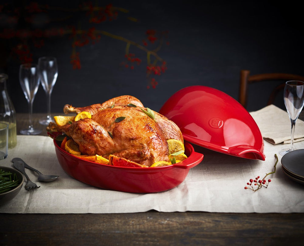 Emile Henry Roaster Chicken - Grand Cru - 42 x 28 cm / 8 Liters