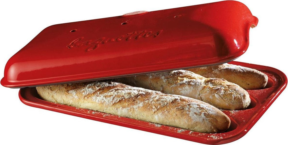 Emile Henry Bread Baking Mold Baguettes - Grand Cru - 39 x 24 cm