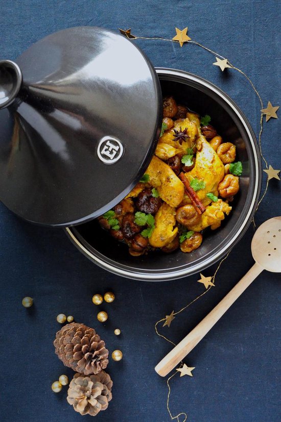 Emile Henry Tagine - Charcoal - ø 32 cm / 3.5 liters