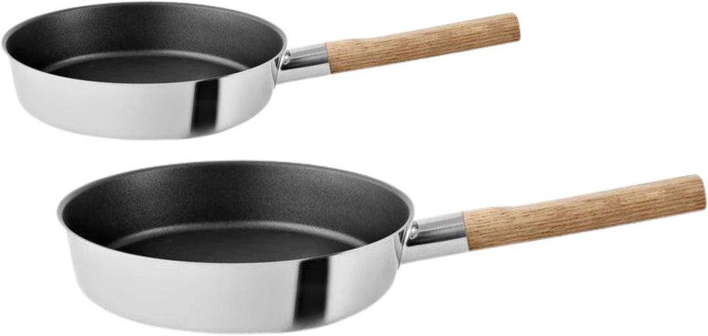 Eva Solo Frying pan set - ø 24 cm + ø 28 cm - Nordic Kitchen - stainless steel