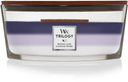 WoodWick Scented Candle Ellipse Trilogy Evening Luxe - 9 cm / 19 cm - Scented Candle in Glass - Wooden Wick