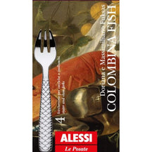 Alessi Oyster Fork Colombina Fish - FM23/36S4 - 4 Pieces - by Doriana & Massimiliano Fuksas