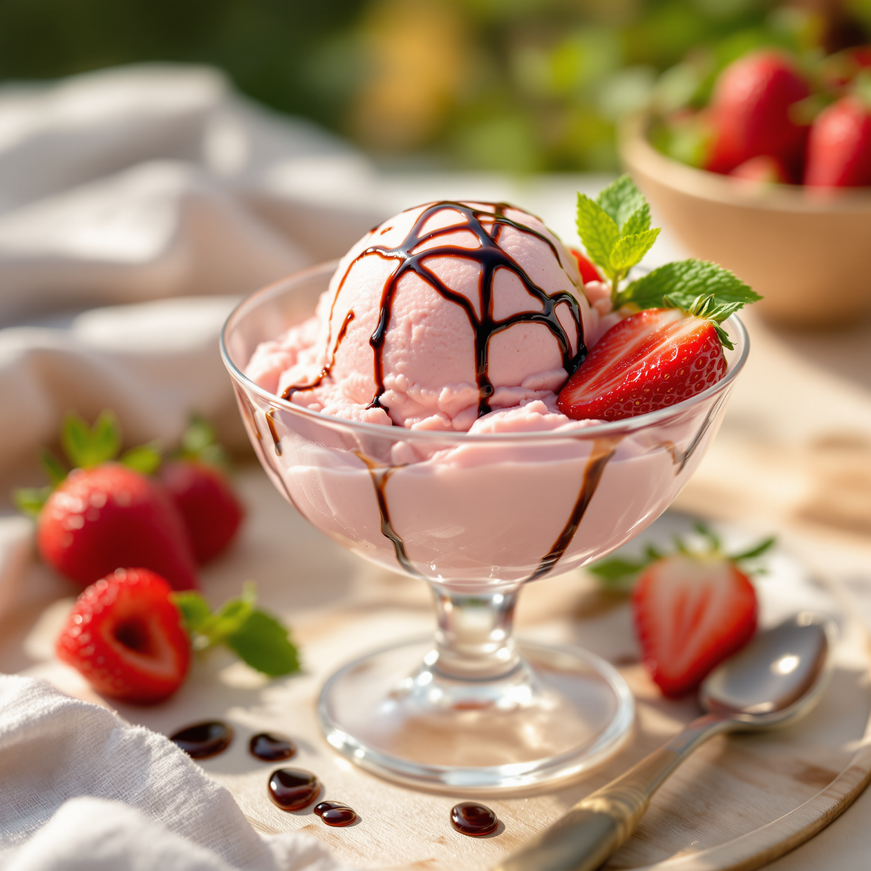 with balsamic vinegar