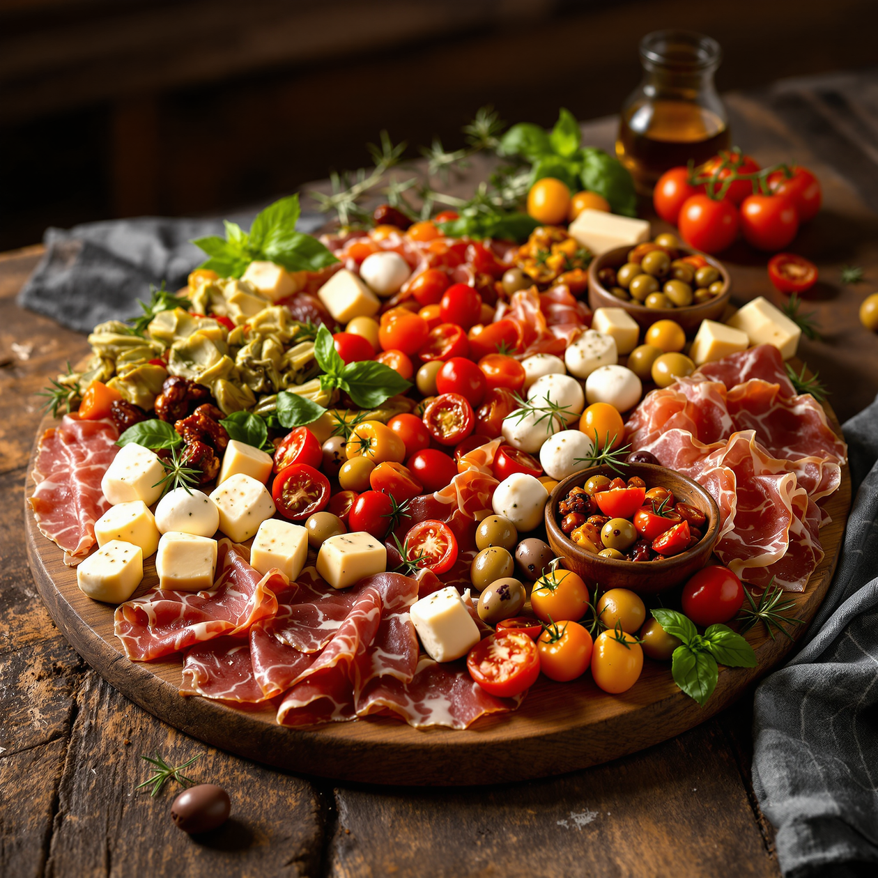 Italian appetizer platter
