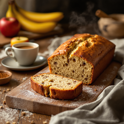  Banana bread with apple