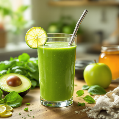 Healthy green smoothie