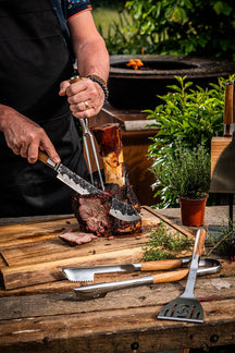 Forged Carving Fork / Meat Fork Olive