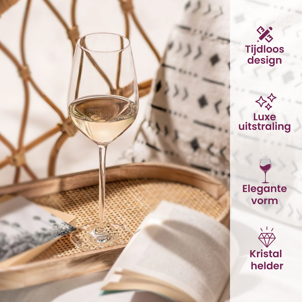 Schott Zwiesel Wine Glasses Fortissimo - Set 18 Piece - White and Red Wine Glasses & Gin Tonic Glasses