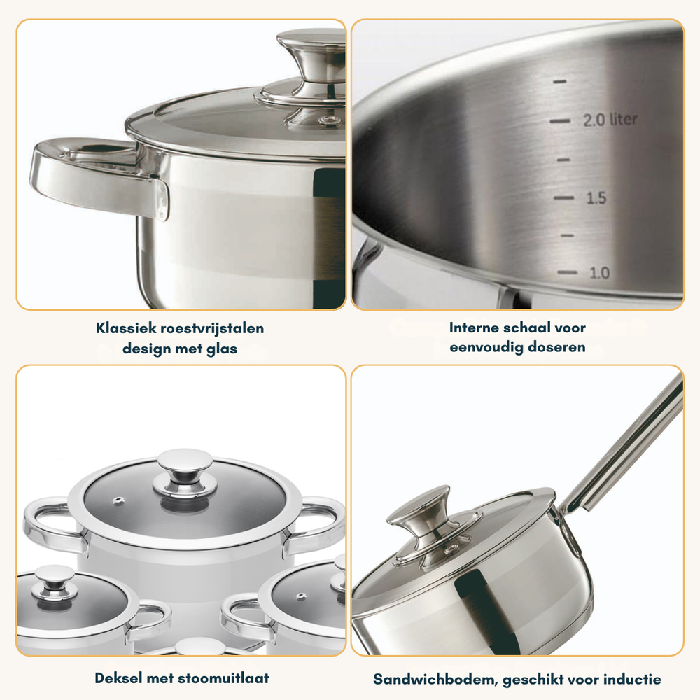 Sola Cookware set Furore 4-Piece