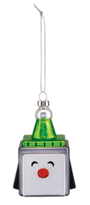 Alessi Christmas ball Le Palle Quadrate - Cubik Penguin - GJ02/5 - by Marcello Jori