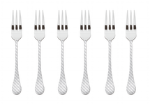 Sambonet Pastry fork Taormina Silver 6 Pieces