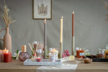 Bolsius Stem candle Rustic Earthy Orange - 8 cm / ø 7 cm