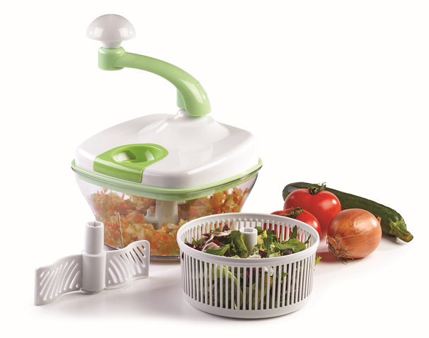 Ghidini Multifunctional Kitchen Machine - Manual - Chopper, Mixer & Salad Spinner