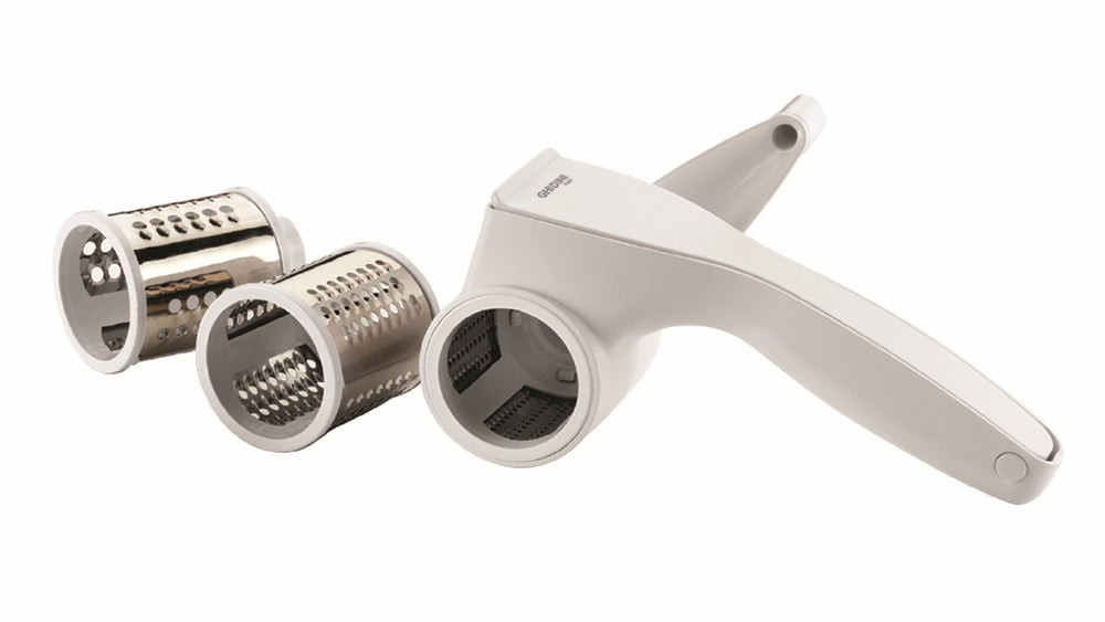 Ghidini Cheese Grater / Drum Grater - with 3 drums