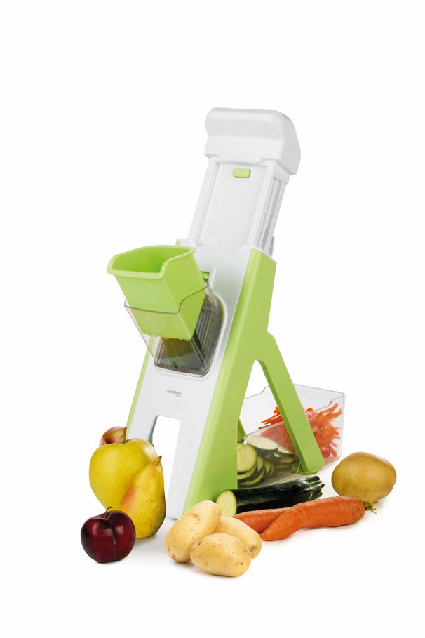 Ghidini Multifunctional Mandoline / Vegetable Slicer - Vertical - with collection container