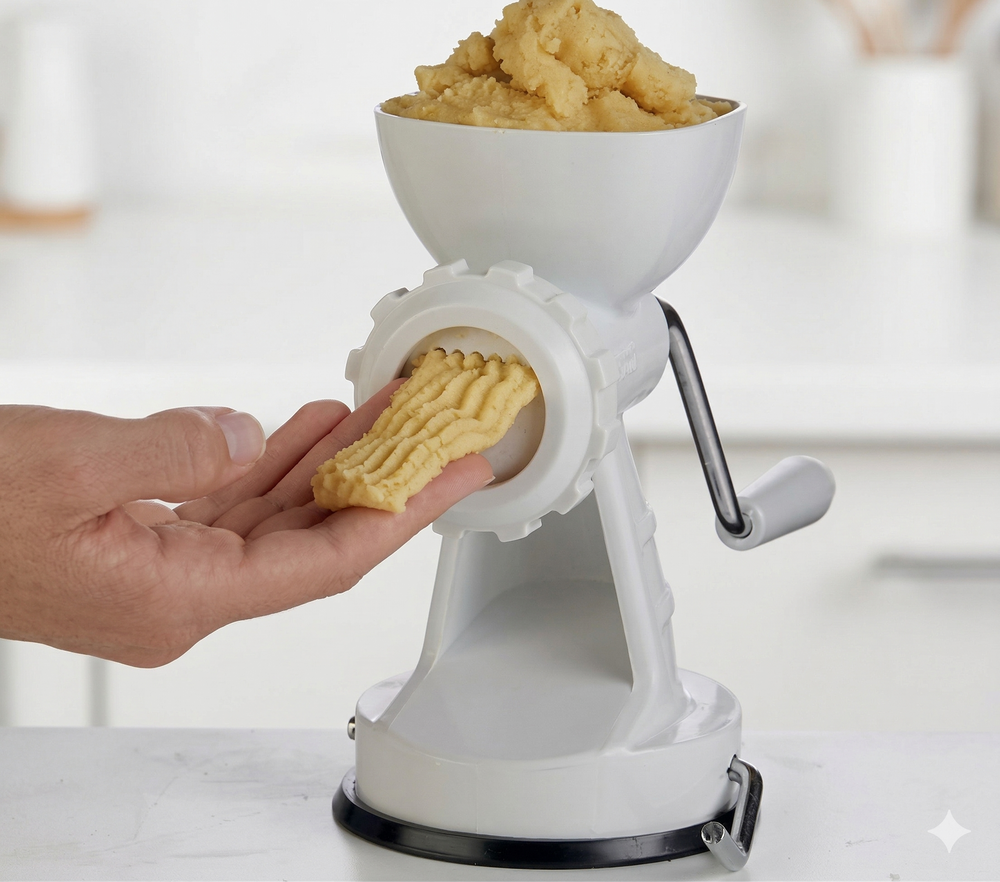 Ghidini Meat Grinder / Minced Meat Grinder with Suction Cup - Includes Accessories