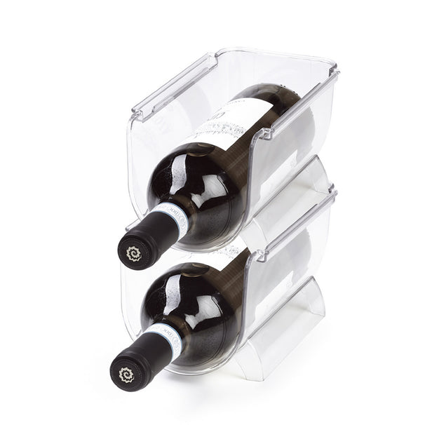 Ghidini Wine Rack / Wine Bottle Holder for 1 Bottle - Plastic - Stackable - Expandable