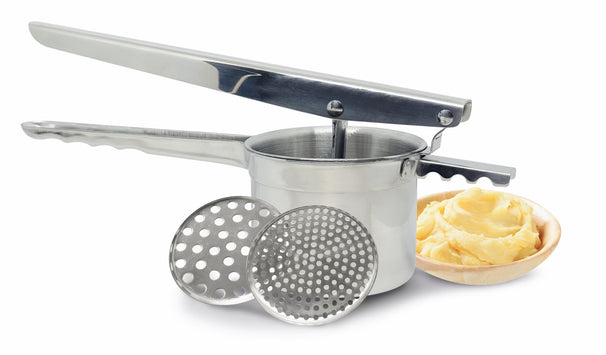 Ghidini Potato Ricer / Potato Press - Stainless Steel - with 2 Interchangeable Discs