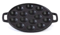 Cast Iron Poffertjes pan - cast iron - ø 24 cm - 15 poffertjes