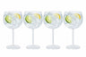 Cookinglife Gin Tonic Glasses Plastic - CampVibe - Outdoor - Unbreakable - 570 ml - 4 Pieces