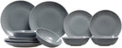 Gordon Ramsay Tableware set Maze - Dark Grey - 12-piece / 4 people