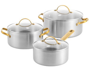 GreenPan Cookware Set Padova Reserve 3-piece - Triply - cooking pots ø 18, 20 & 24 cm
