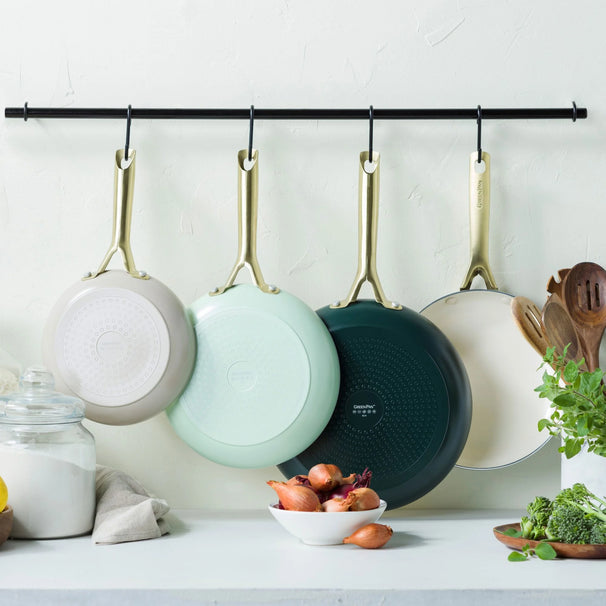 GreenPan Frying Pan Set Shades - Ceramic Aluminum Natural 20/24/28cm - Induction