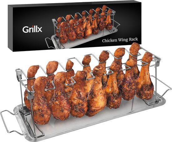 GrillX BBQ Chicken Wing Holder