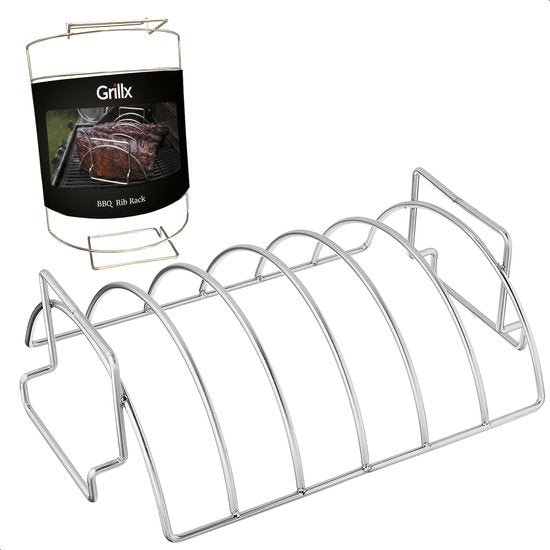 GrillX BBQ Spare Rib Holder