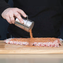 Grill Fanatics Rub Shaker Seasoning Stainless Steel 7.5 cm Grey - Spice Shaker