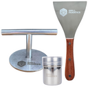 Cookinglife Grill Smashburger Kit / Smashburger Press, BBQ Spatula & Rub Shaker