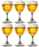 Grimbergen Beer glasses on Foot - 330 ml - 6 pieces