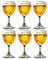 Grimbergen Beer glasses on Foot - 330 ml - 6 pieces