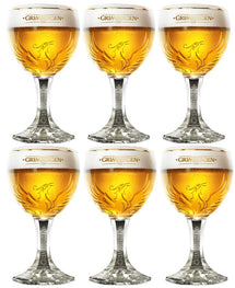 Grimbergen Beer glasses on Foot - 250 ml - 6 pieces